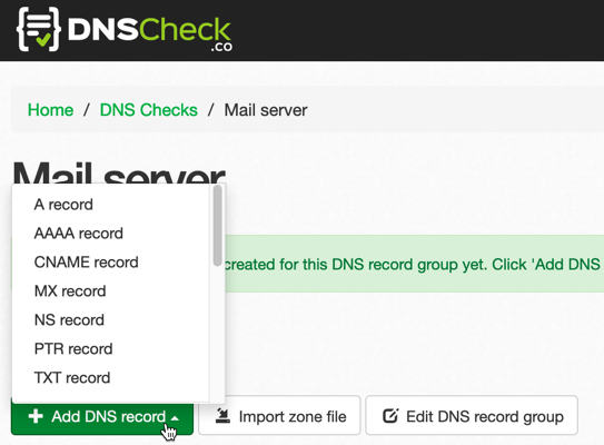 Add DNS Record